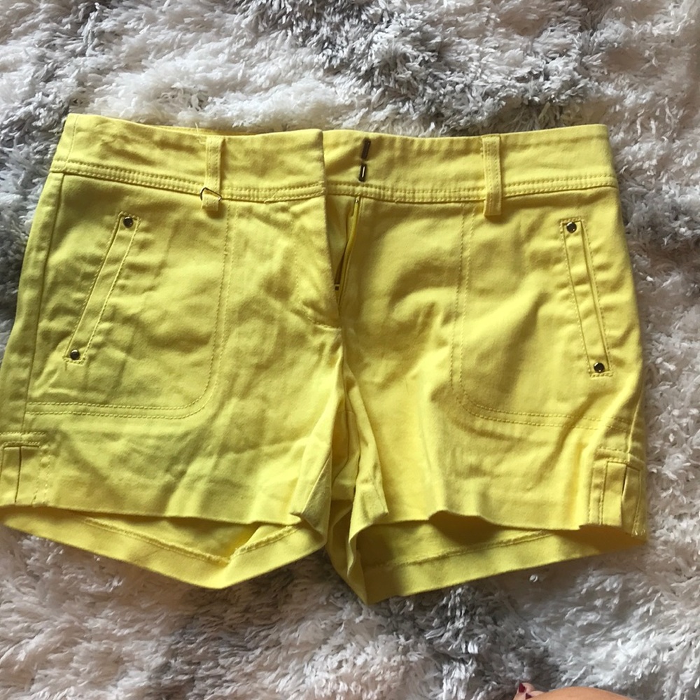 Yellow shorts